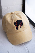 Stay Home Club • Scaredy Cat Hat | Black Cat Embroidered Dad Hat