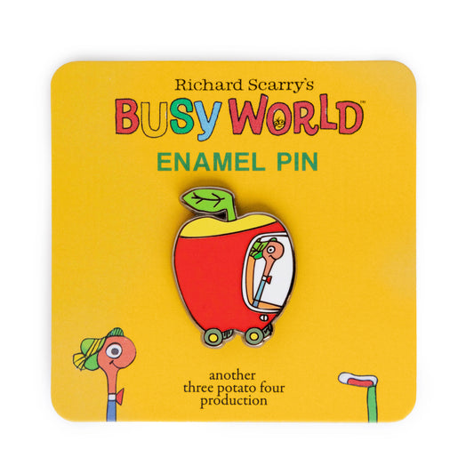 Richard Scarry • Apple Car Enamel Pin