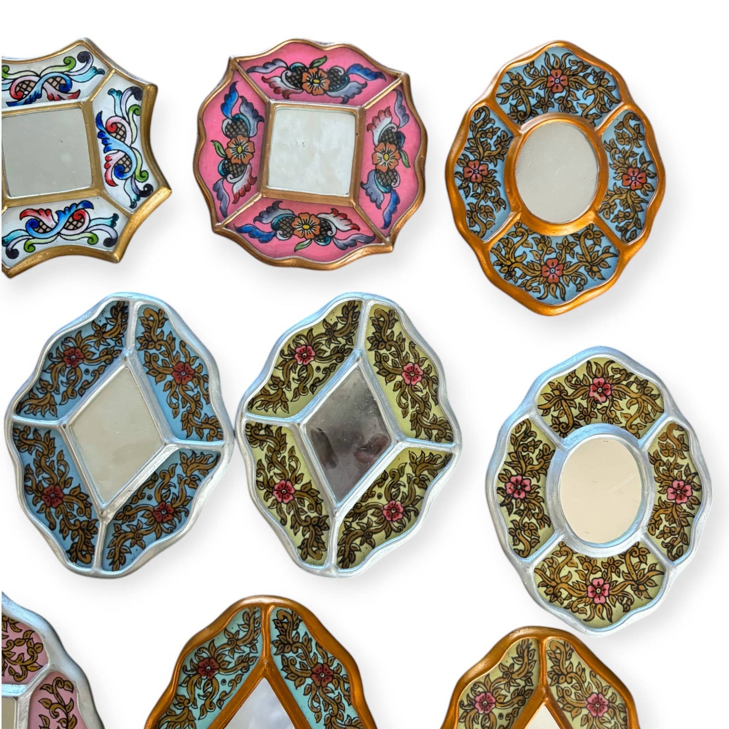 Handmade Peruvian 3” Wall Mirrors