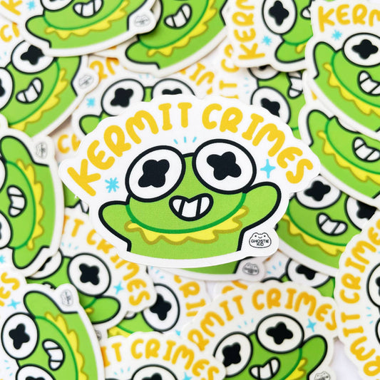 Ghostiekid • Kermit Crimes Vinyl Sticker