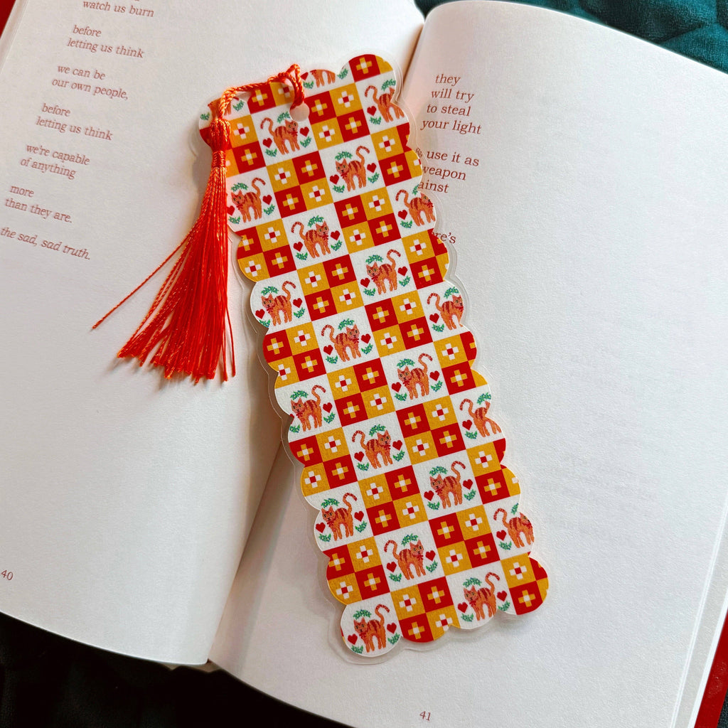 Chaos Magic Studio • "Problem Child" Cottagecore Tassel Bookmark