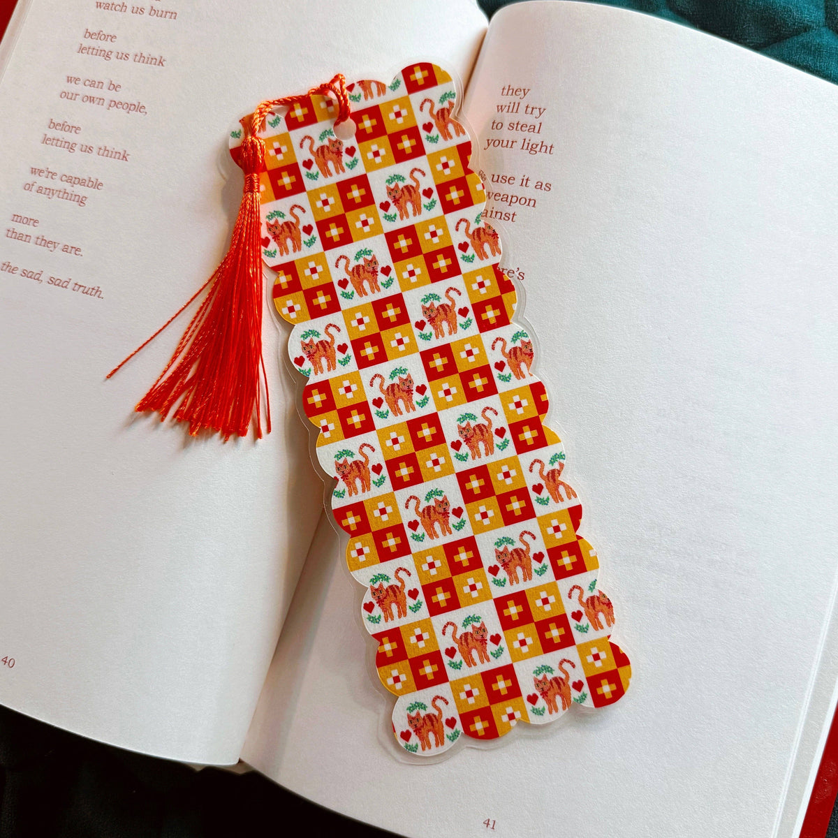Chaos Magic Studio • "Problem Child" Cottagecore Tassel Bookmark