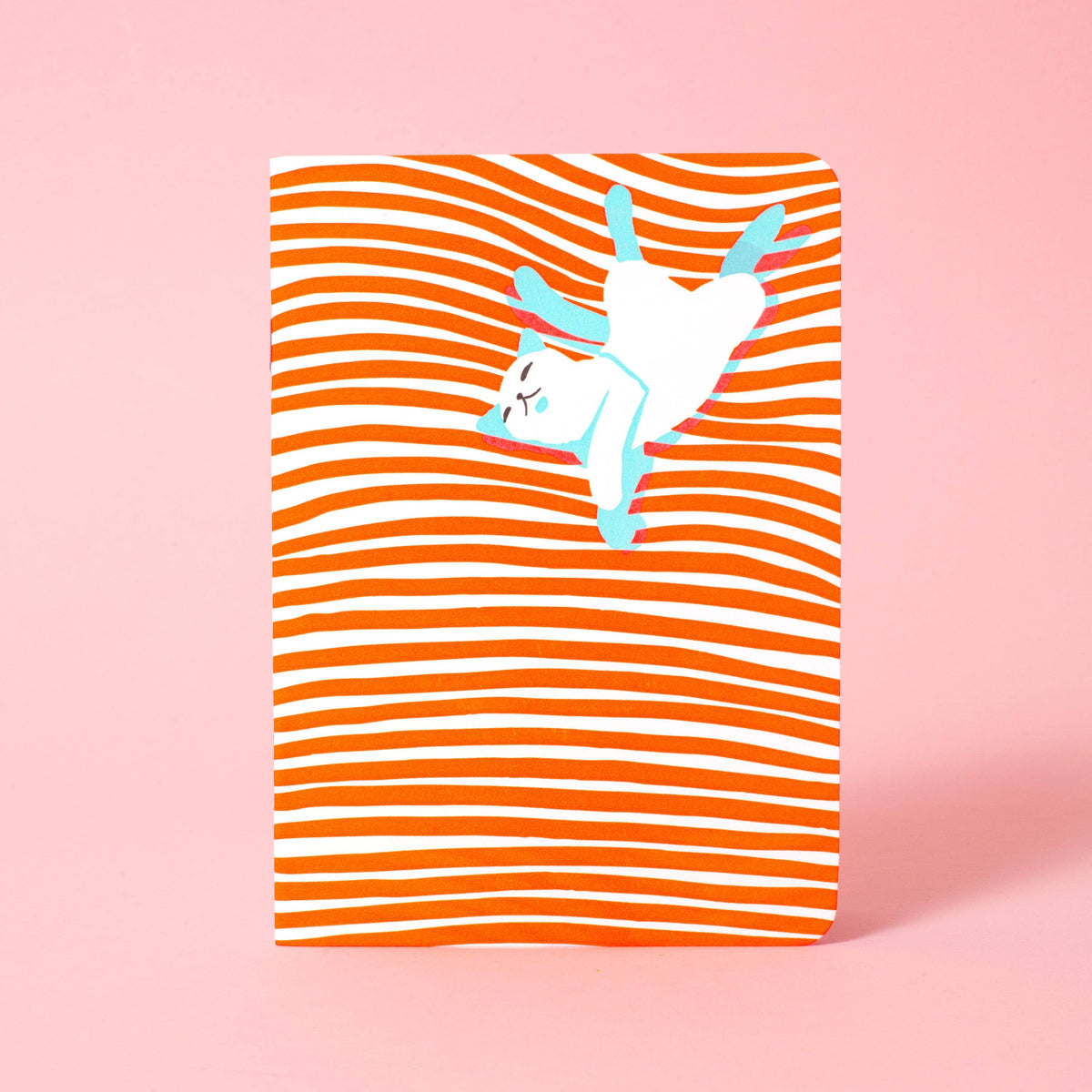 Cat Nap B6 Softcover Blank Notebook
