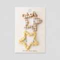 Star 2-Set Pair Hair Clips