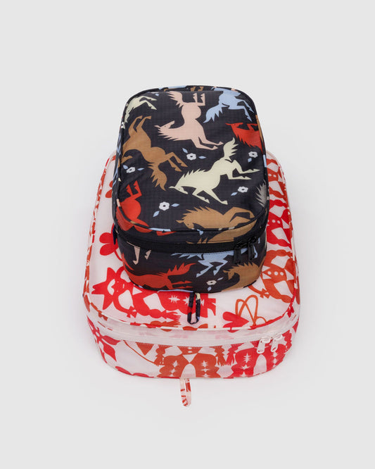 BAGGU • “Western Cut-Outs ” Packing Cube Set