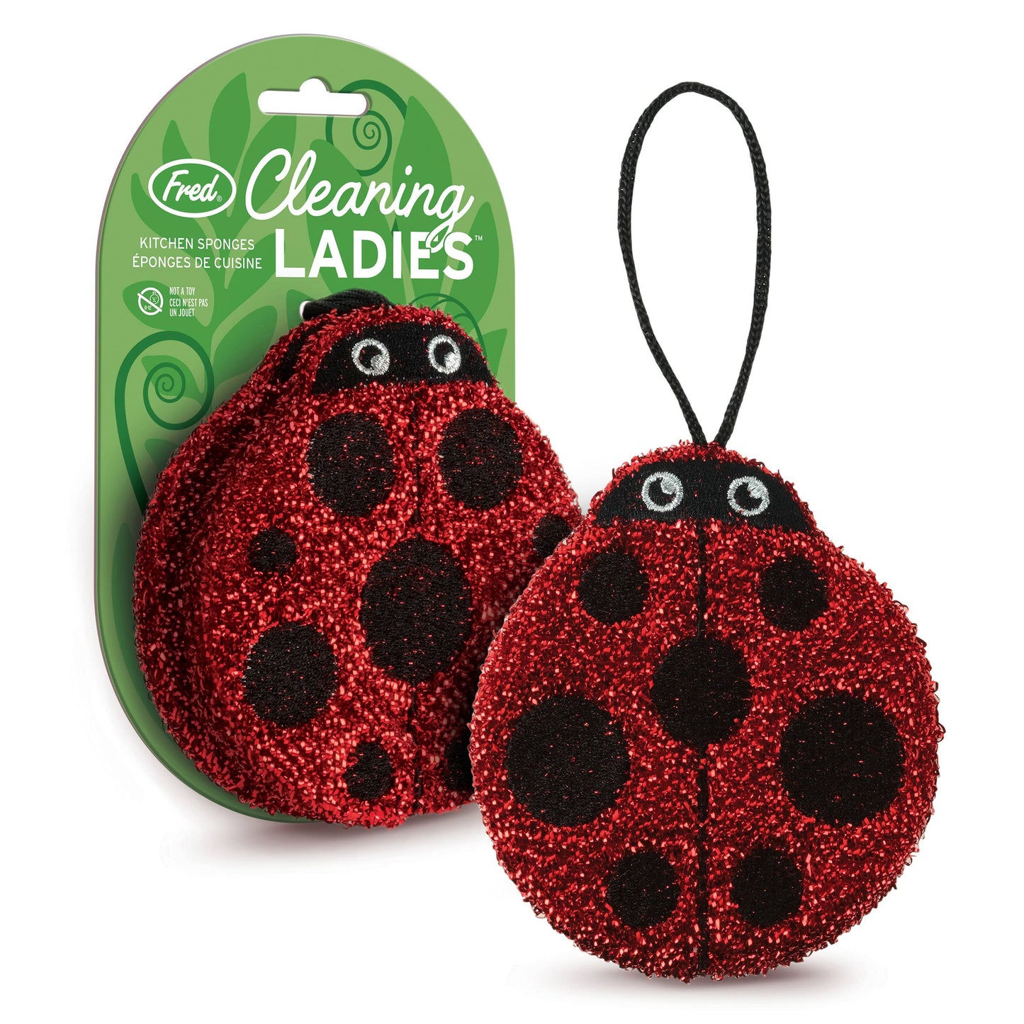 Fred & Friends • Ladybug Sponges (Set of 2)