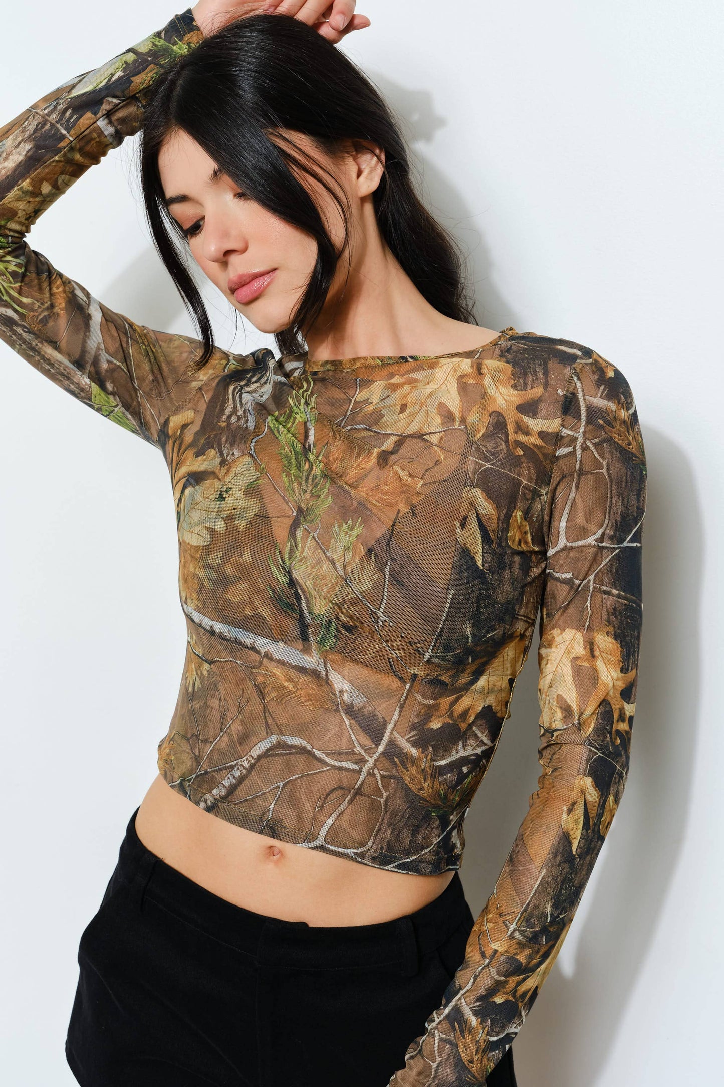 Pretty Garbage • Mesh Camo Top “ARIZONA”