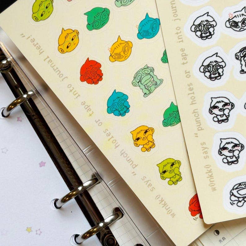 W0nkk0 • Emoji Icon Sticker Sheet