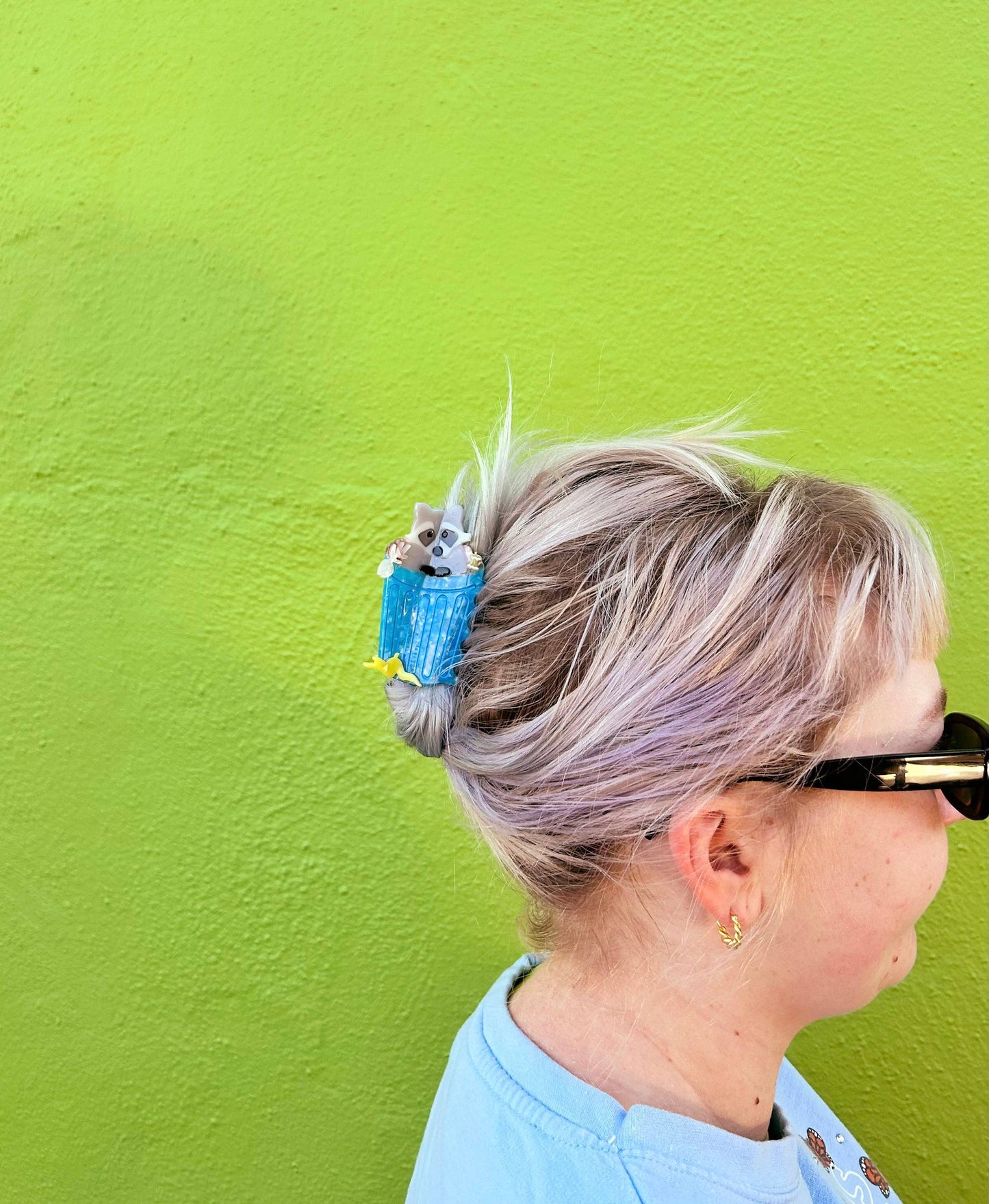 The Peach Fuzz • Trash Panda Raccoon Hair Claw