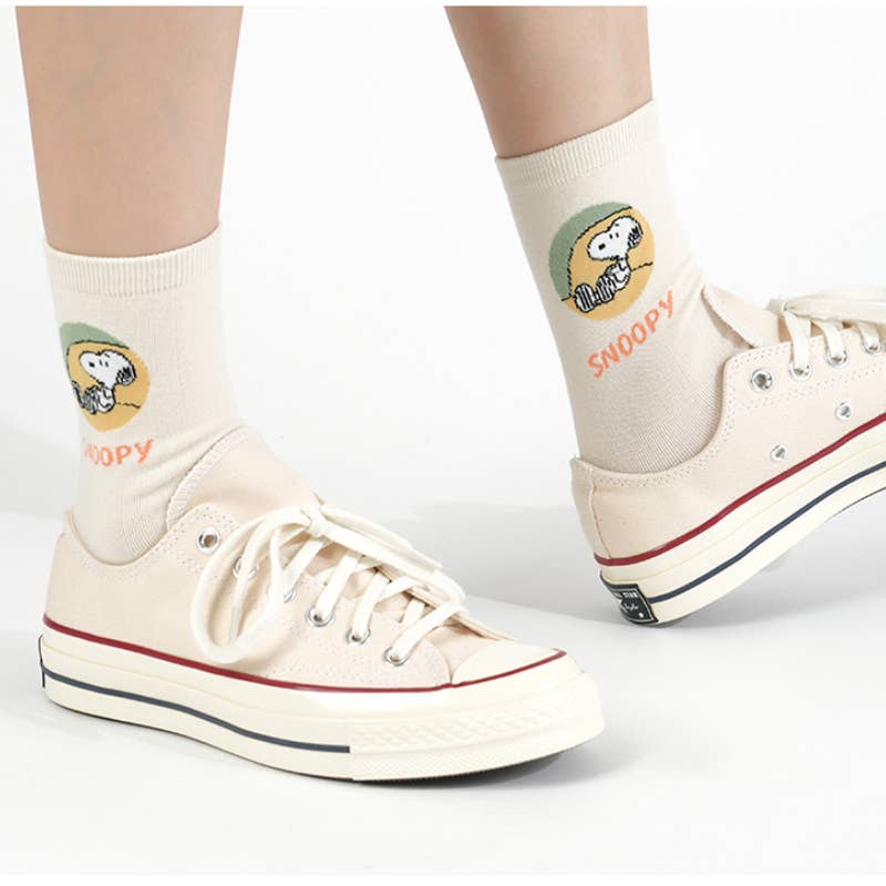 Snoopy • Cotton Crew Socks