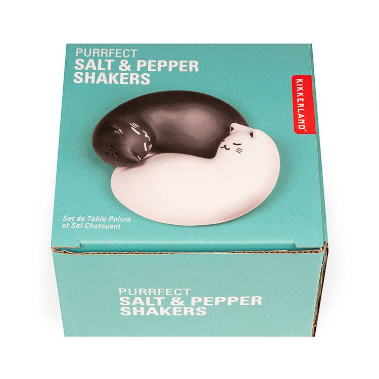 Purrfect Kitty Cat Salt & Pepper Shakers