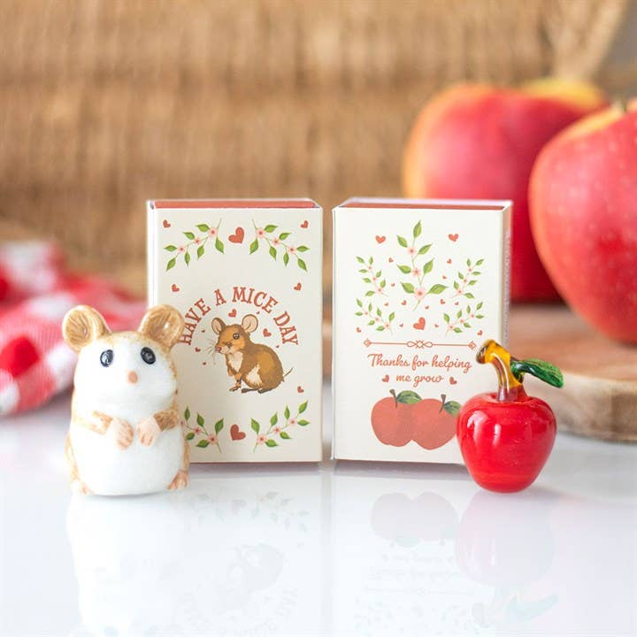 Glass Apples and Mice Tokens