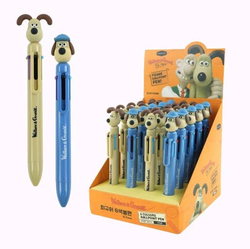 Wallace & Gromit Figure 6-Color Ballpoint Pen (0.7mm)
