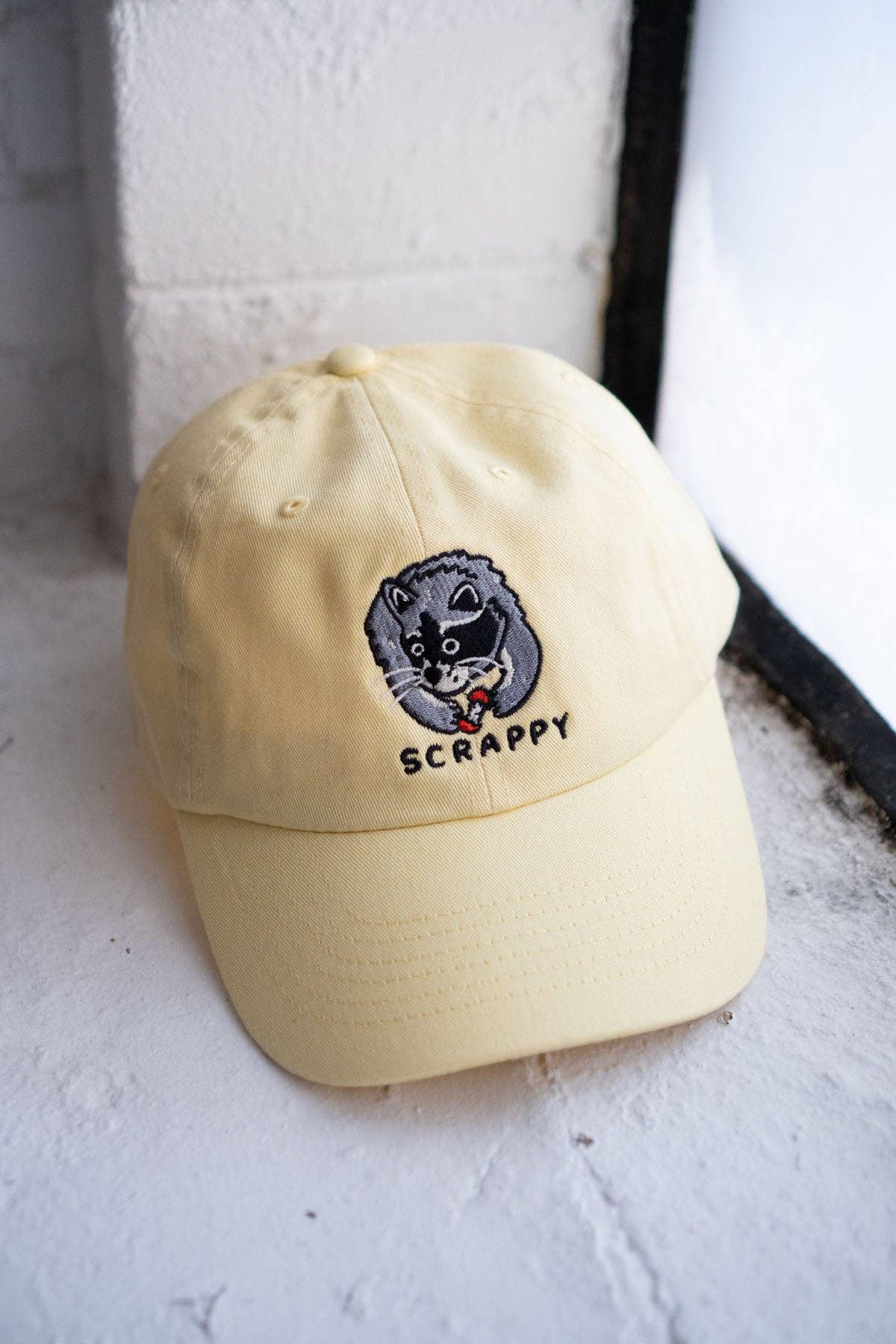 Stay Home Club • Scrappy Raccoon Hat | Embroidered Dad Hat