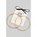 Large 18k Gold Dipped Hoops