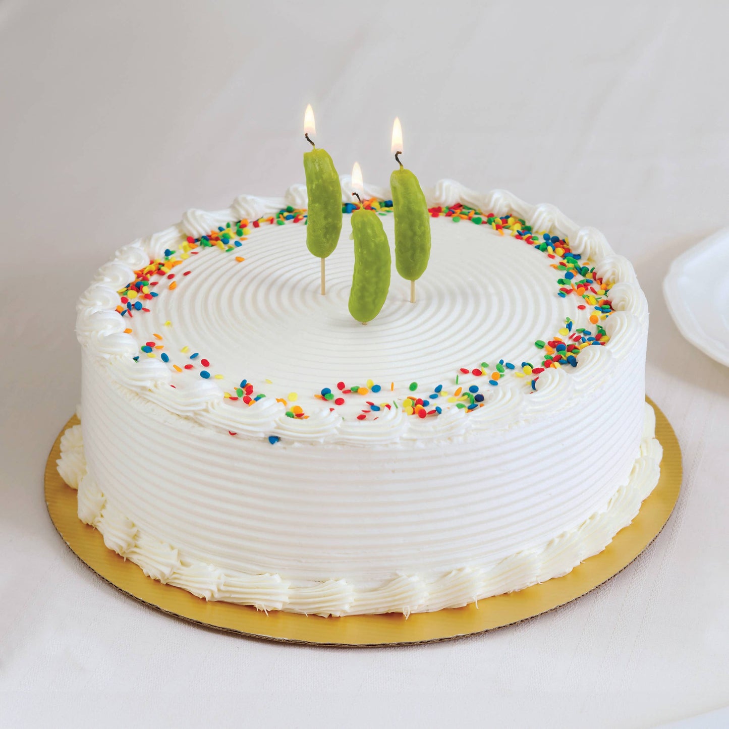 PICKLE PARTY Cake Candles, Set of 6