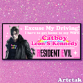 Artetak • Catboy Leon Bumper Sticker
