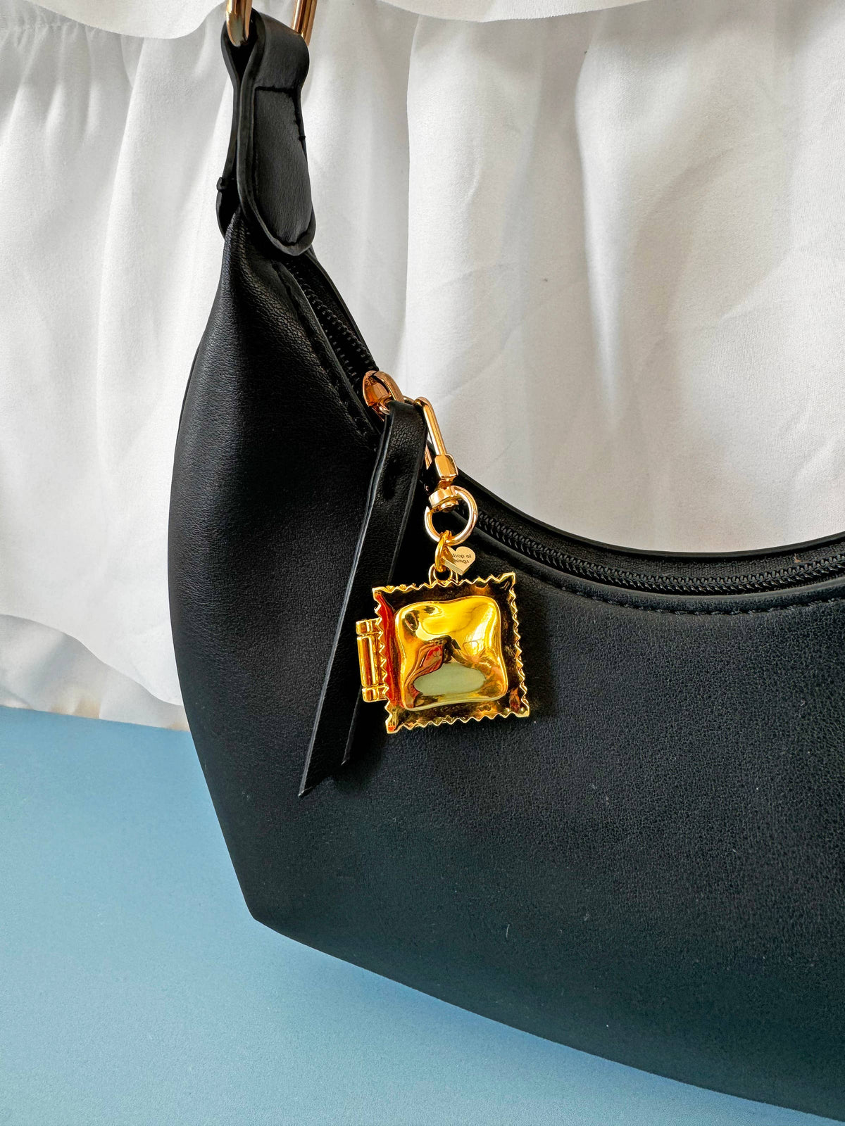 A Shop Of Things • Ravioli Locket Keychain