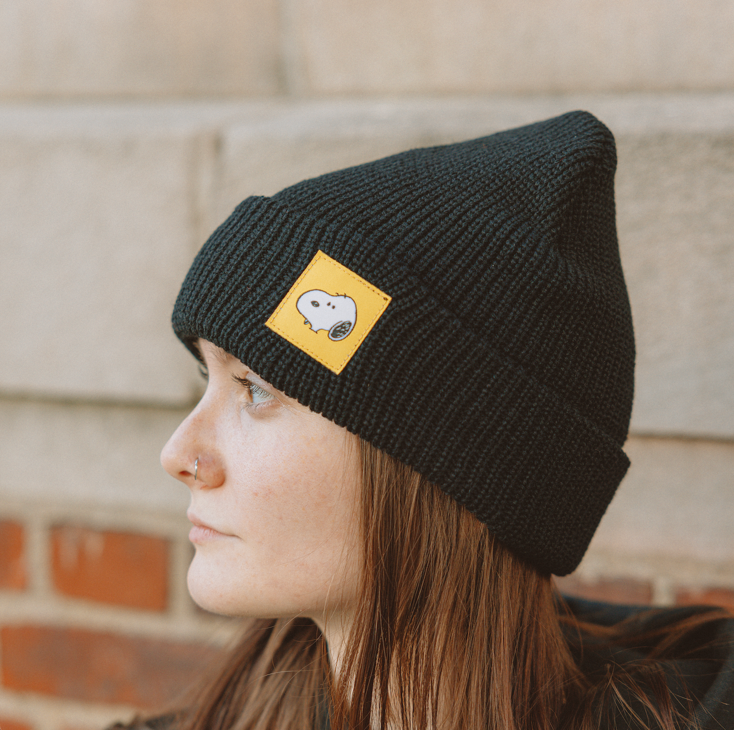 3P4 x Peanuts® • Snoopy Beanie (Black)