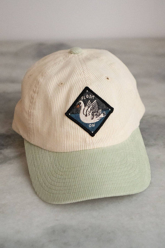 Stay Home Club • Float On Patched Corduroy Dad Hat