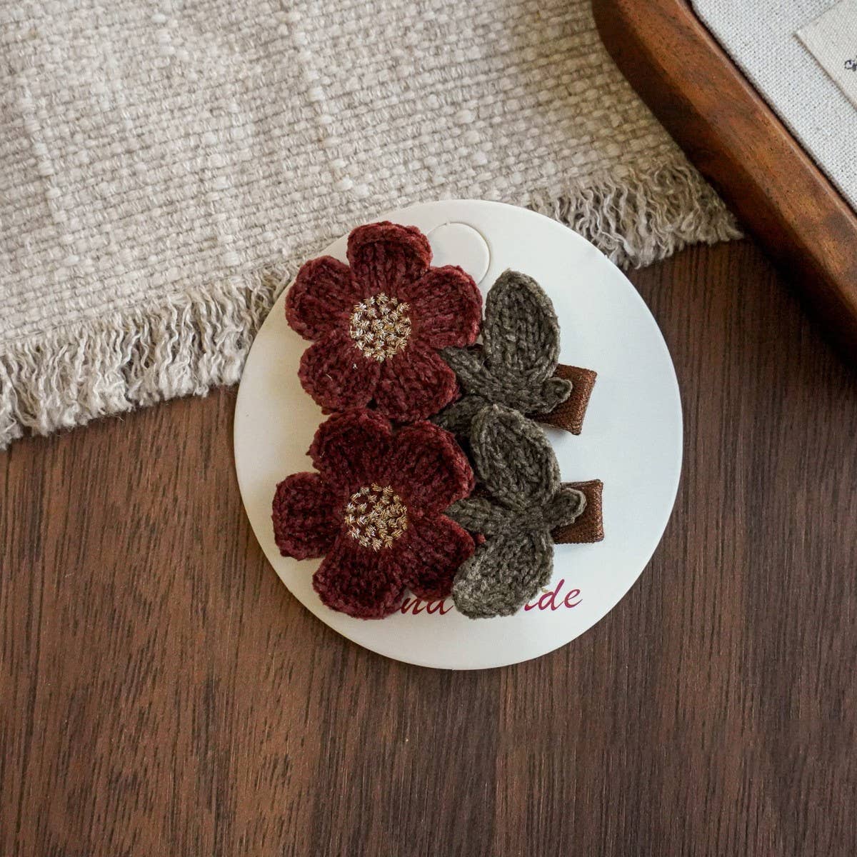 Handmade Fabric Hair Clip