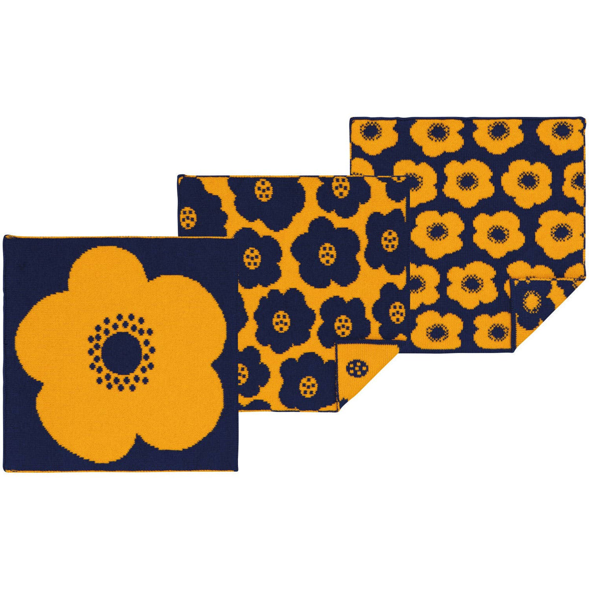 Danica • Poppy Knit Dishcloth Set of 3