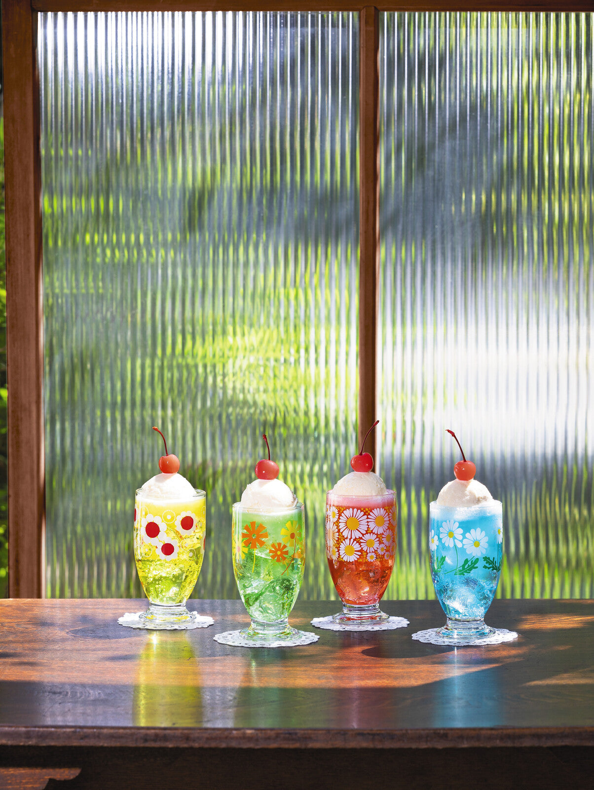 Aderia, Ishizuka Glass • Retro Soda Glass, Imported Japan