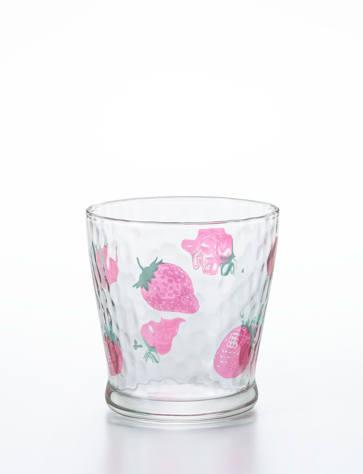 Aderia, Ishizuka Glass • Retro Strawberry Cup Tumbler Glass, Imported Japan