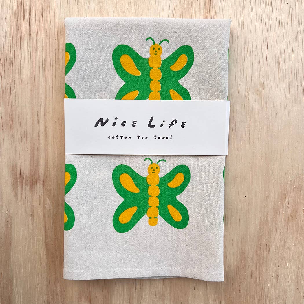 Nice Life • Butterfly Tea Towel