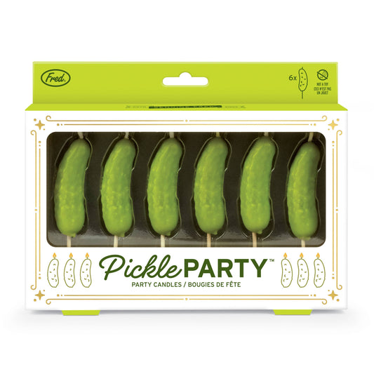 PICKLE PARTY Cake Candles, Set of 6