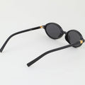 Modern Bright Tinted Round Sunglasses