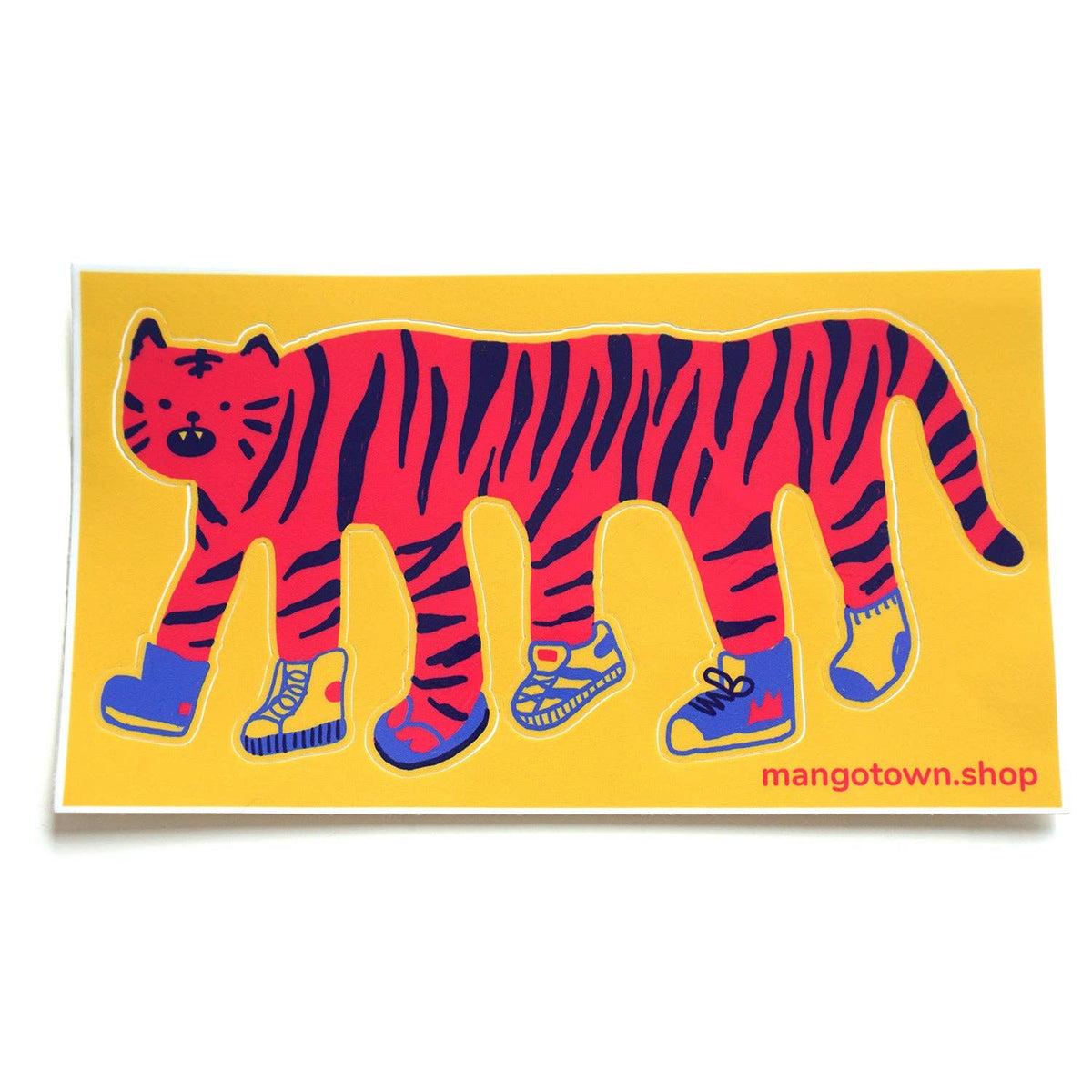 Mango Town • Shoe Tiger Vinyl Sticker