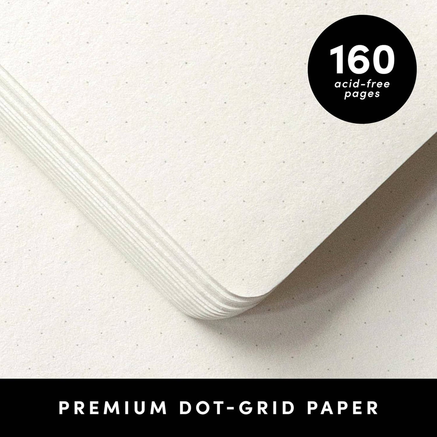 Dotted Casebound Journal Notebook, 160 pages