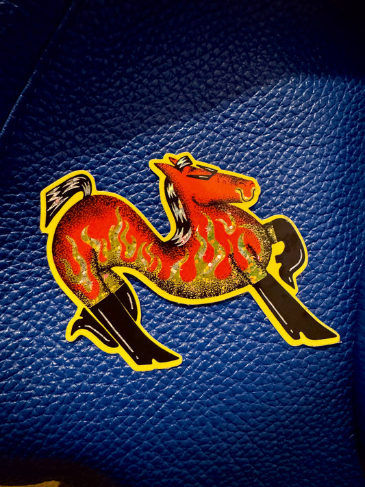 Matagora Club • Year of the Fire Horse Glitter Sticker