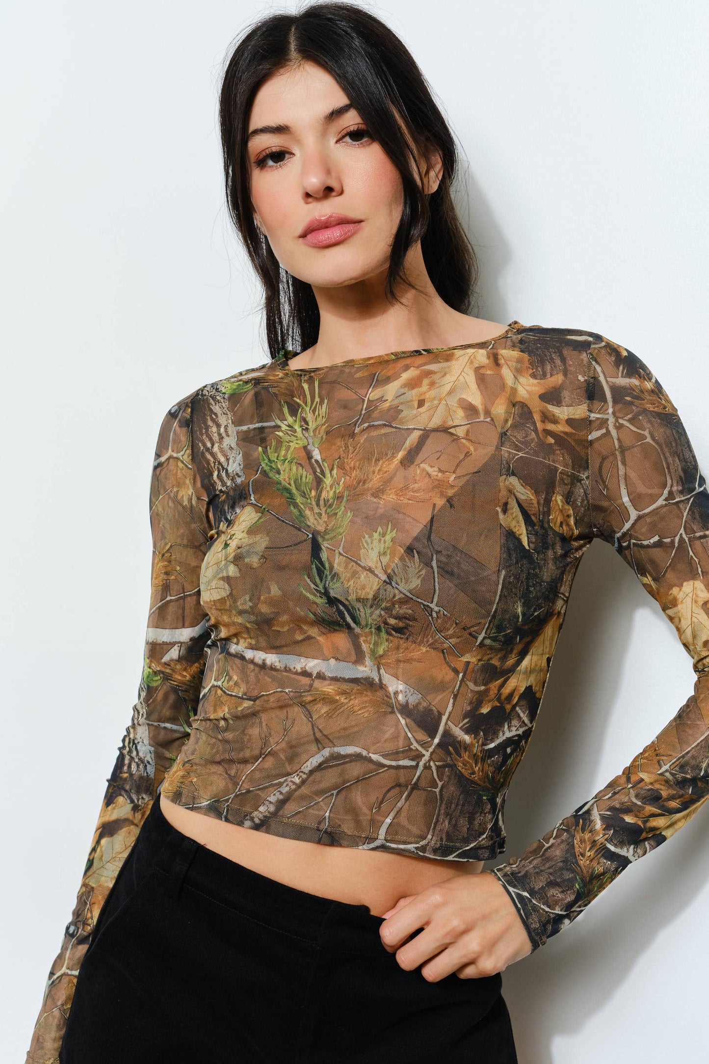 Pretty Garbage • Mesh Camo Top “ARIZONA”