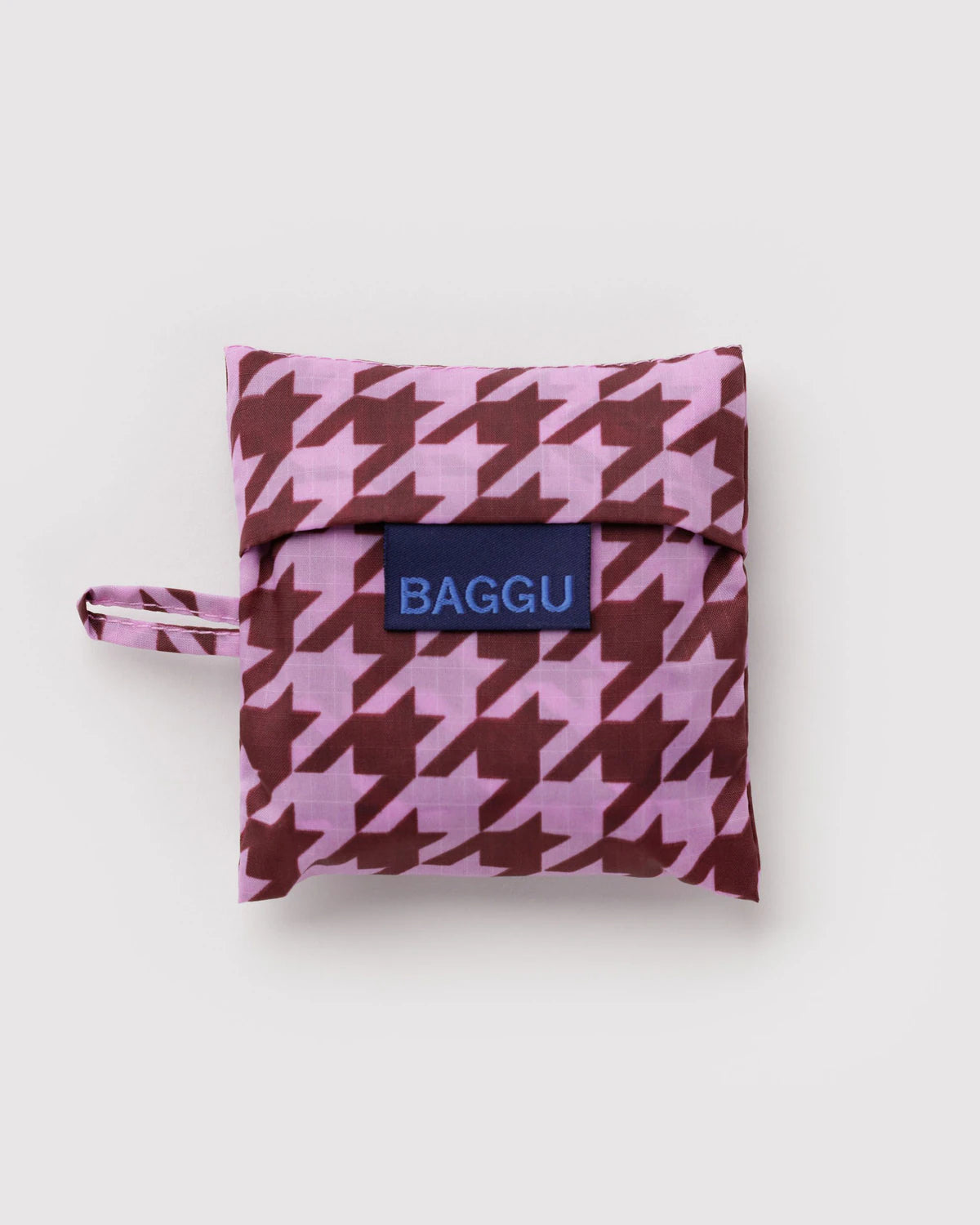 BAGGU • “Pink Houndstooth” Baby Baggu