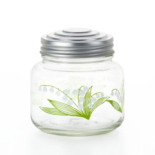 Aderia, Ishizuka Glass • Retro Storage Jar Glass, Imported Japan