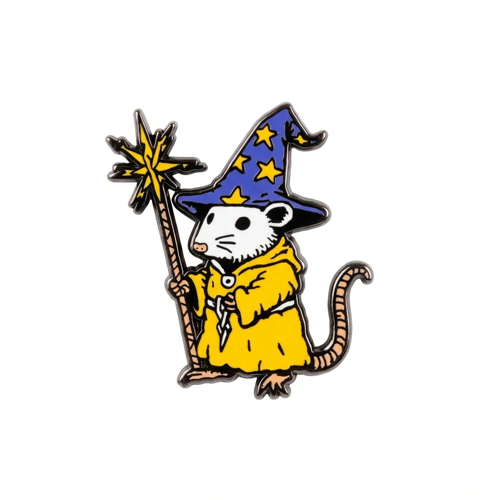 Strike Gently • Possum Mage Pin