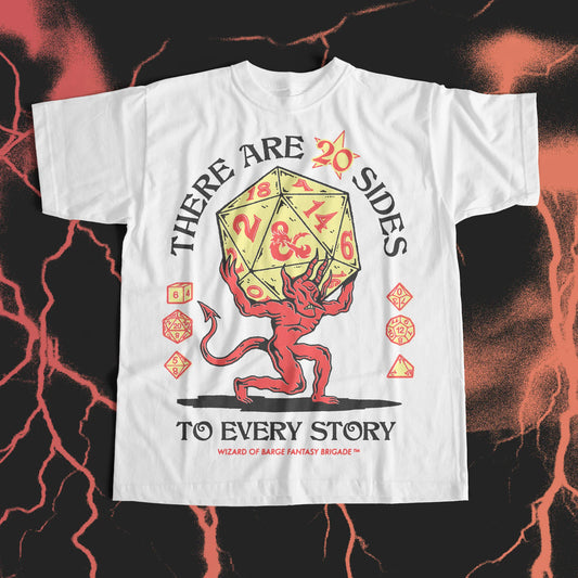 Wizard Of Barge • D20 Dungeons & Dragons Tee