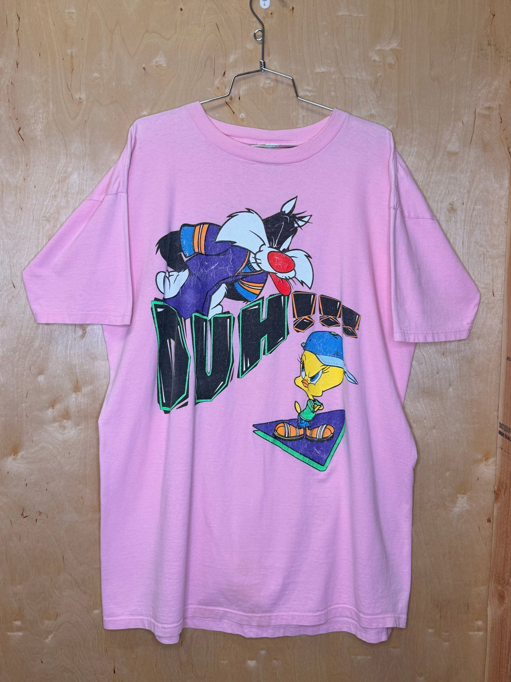 Vintage • Sylvester & Tweety T-Shirt, “Duh!”