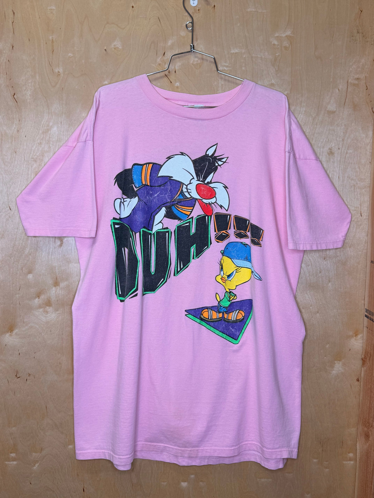 Vintage • Sylvester & Tweety T-Shirt, “Duh!”