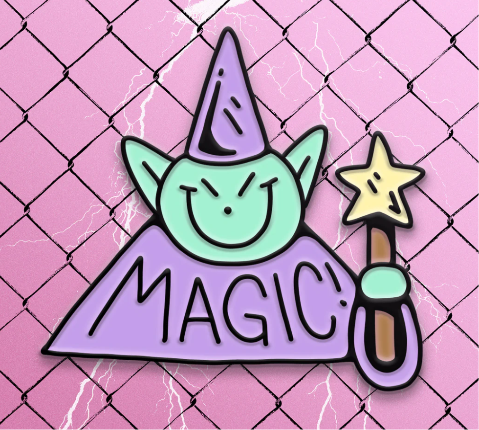 Wizard Of Barge • Magic Enamel Pin