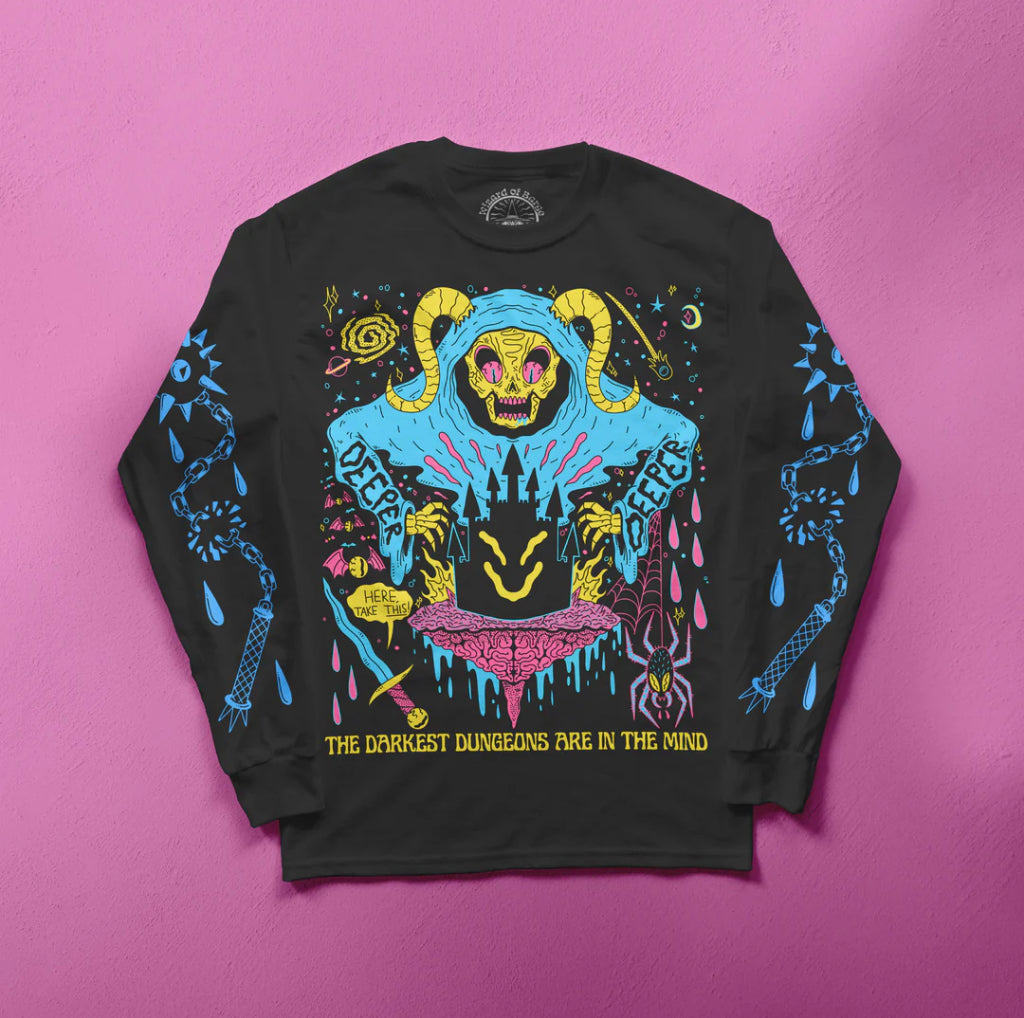 Wizard of Barge • Dungeon Minded Longsleeve Tee