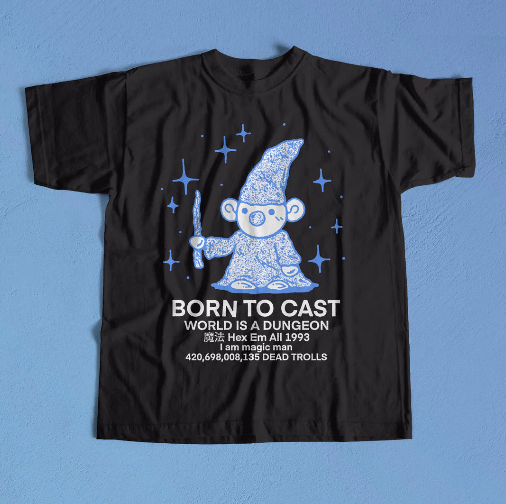 Wizard of Barge • Born To Cast Tee