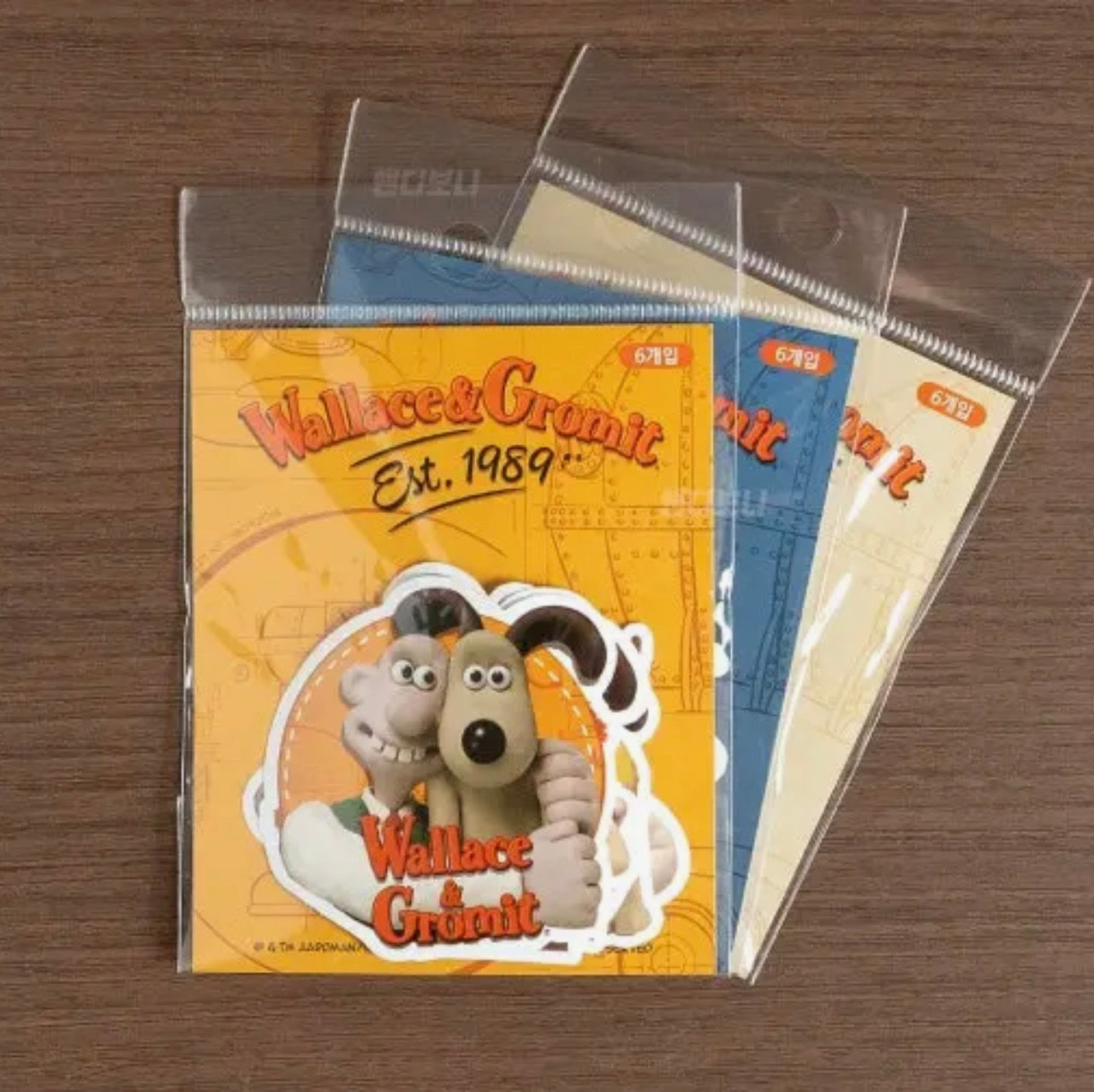 Wallace & Gromit Die-Cut Sticker Set