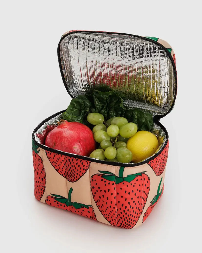 BAGGU • “Strawberry” Puffy Lunch Bag