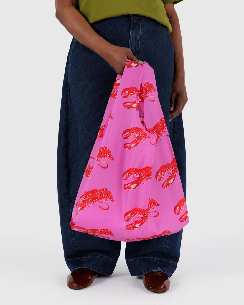 BAGGU • “Pink Lobster” Standard Reusable Baggu
