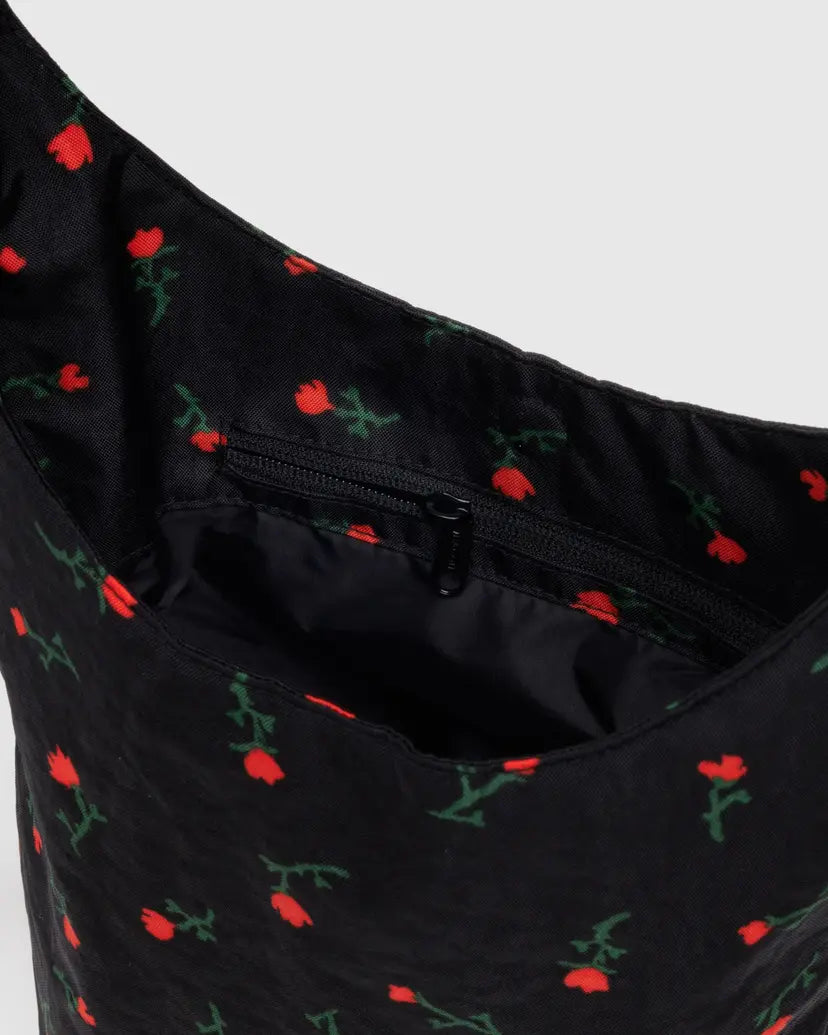 BAGGU • “Painted Wallflower” Small Nylon Bag