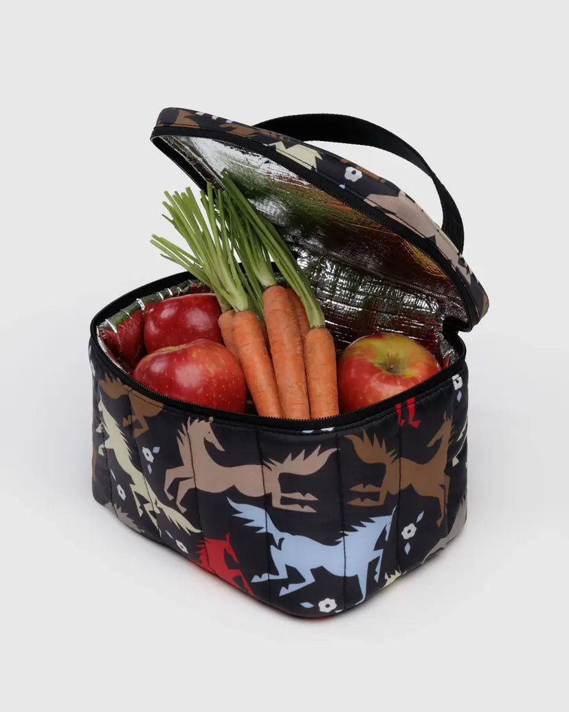 BAGGU • “Horse Cut-Outs” Puffy Lunch Bag