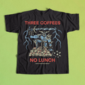 Wizard of Barge • Three Coffees No Lunch Tee